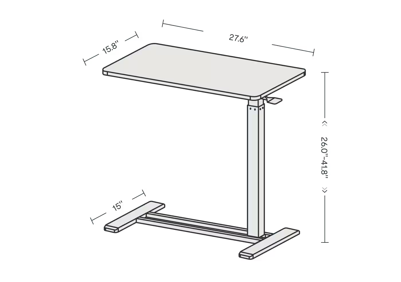 FlexiSpot - H7 Height Adjustable Table - Black