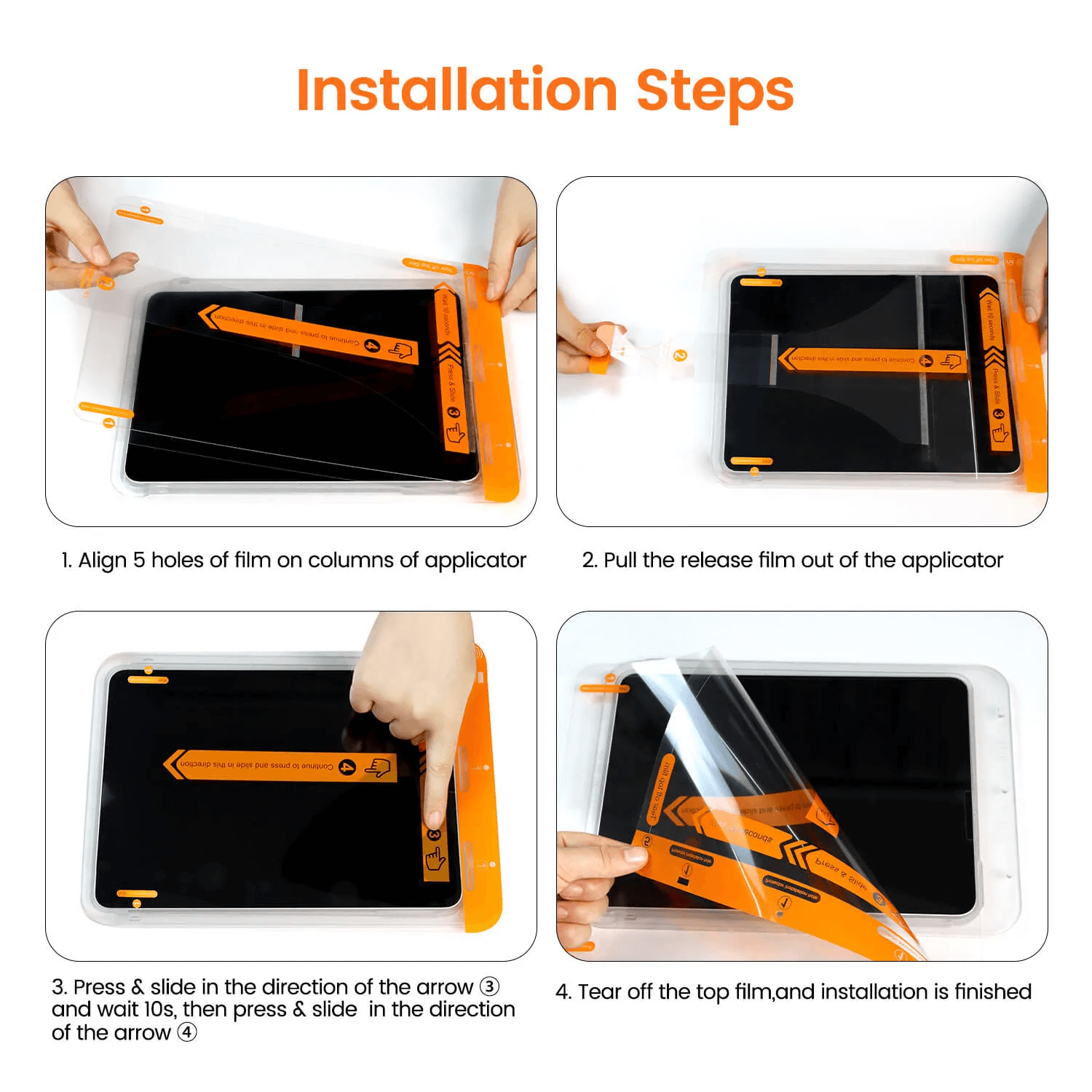 iPad EZ Glass Screen Protector With Applicator
