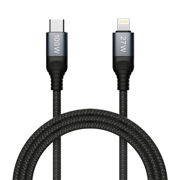 NILLKIN DualPower 2 in 1 Charging Cable Type-C to Type-C 100W & Lightning 27W