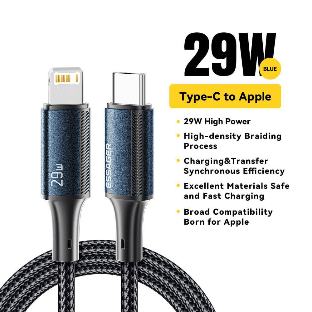 ESSAGER 29W TYPE-C iPhone Charging Cable-DIVERSITY