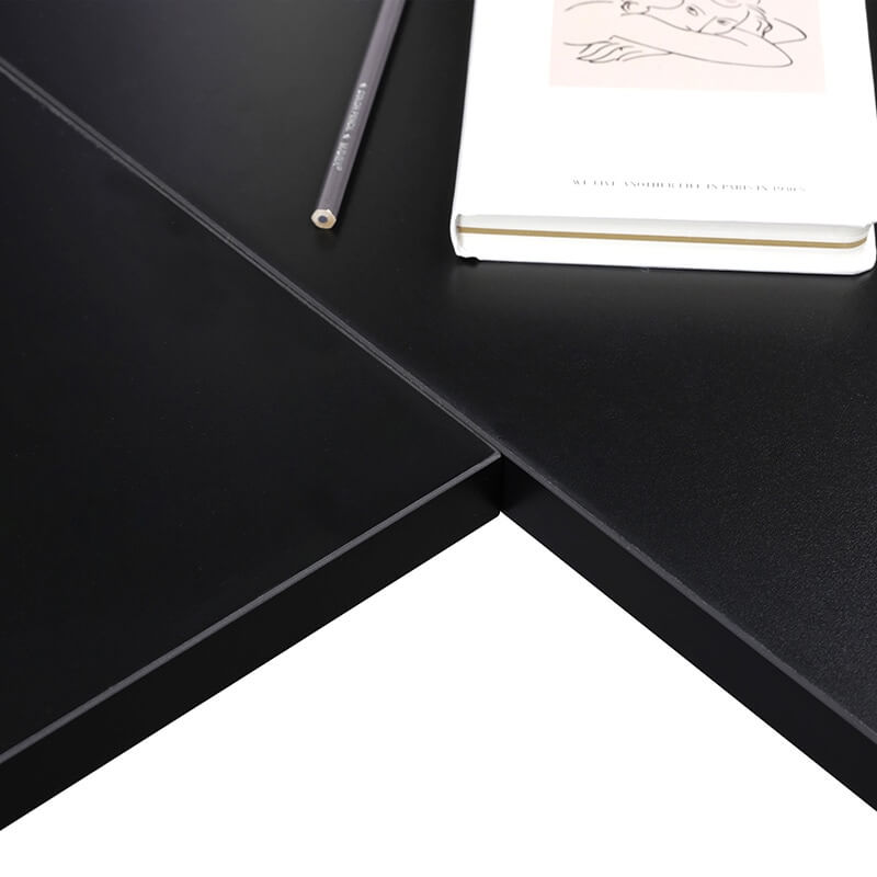 FlexiSpot E1L - Dual Motor L‑Shaped Standing Desk With Black Frame