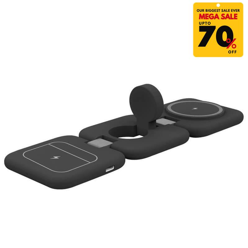 3 in 1 Foldable Magnetic Wireless Charger Stand-DIVERSITY