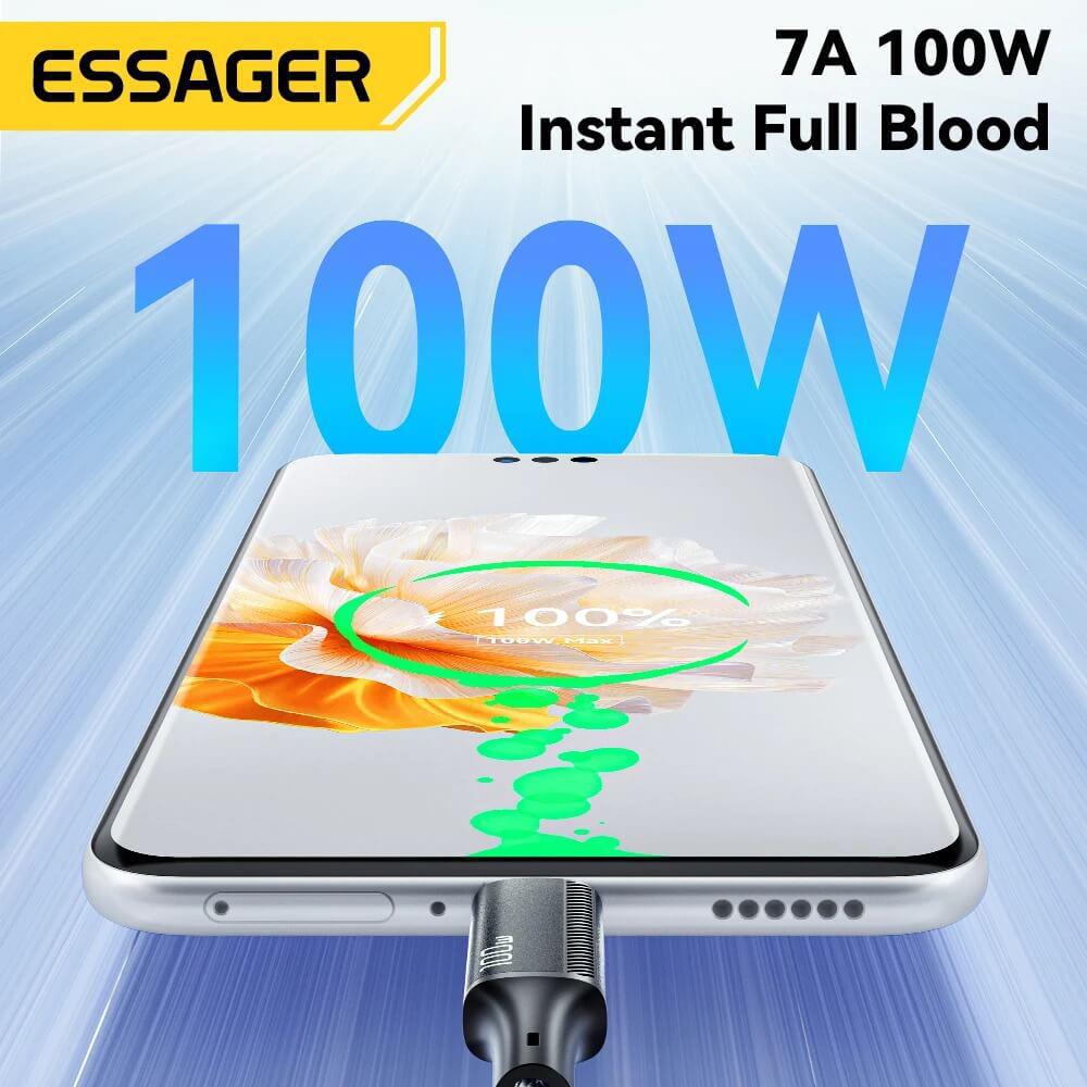 ESSAGER 3 in 1 100W Quick Charging Cable-DIVERSITY