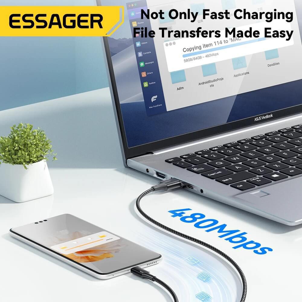 ESSAGER 3 in 1 100W Quick Charging Cable-DIVERSITY