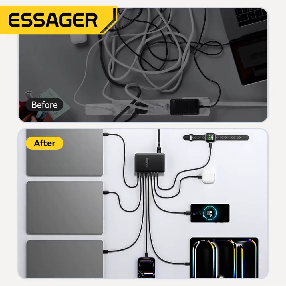 Essager 380W GaN Desktop Charger (3A & 5C)