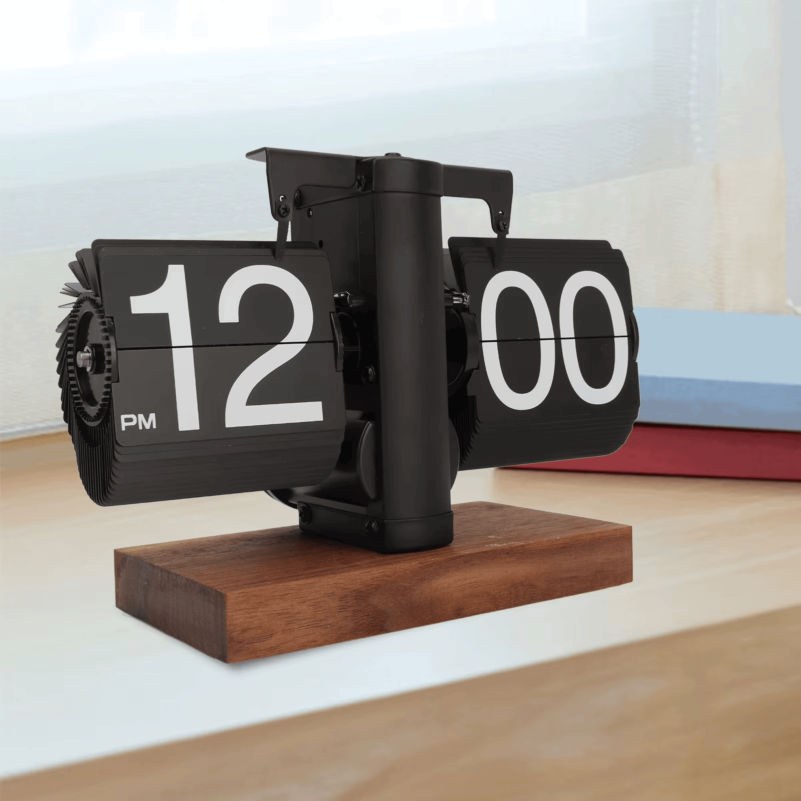 #Color_Full Black - Flat Wooden Design