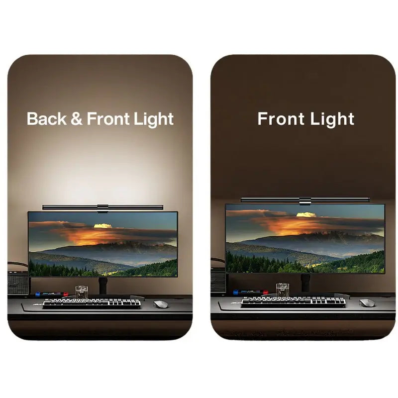 Monitor Light Bar With Rear Light and Wireless Remote Control