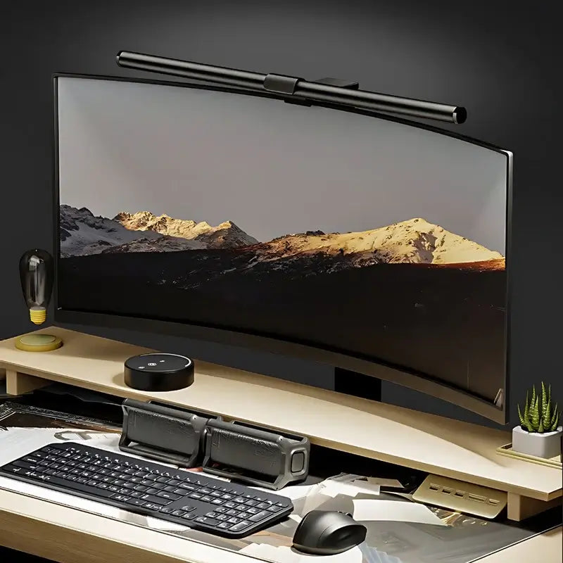 Monitor Light Bar With Rear Light and Wireless Remote Control