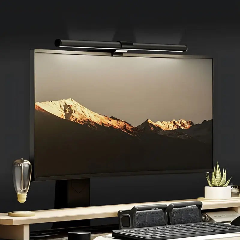 Monitor Light Bar With Rear Light and Wireless Remote Control