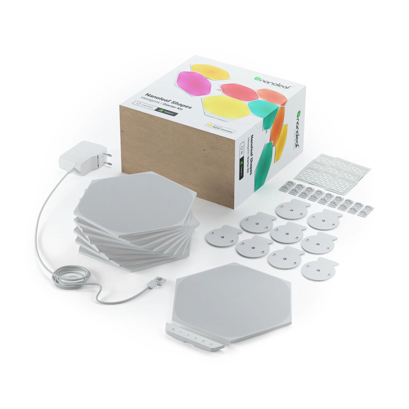 Nanoleaf Shapes Hexagons Starter Kit with 9 Light Panels