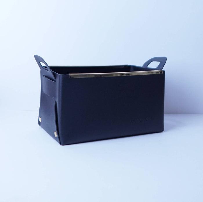 Faux Leather Nordic Storage Basket-DIVERSITY