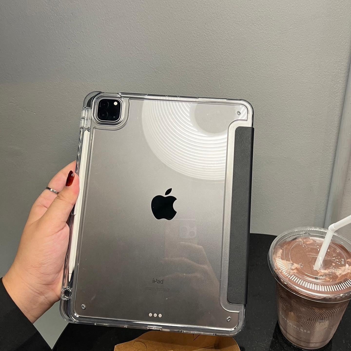 Acrylic iPad Case - Light Grey-DIVERSITY