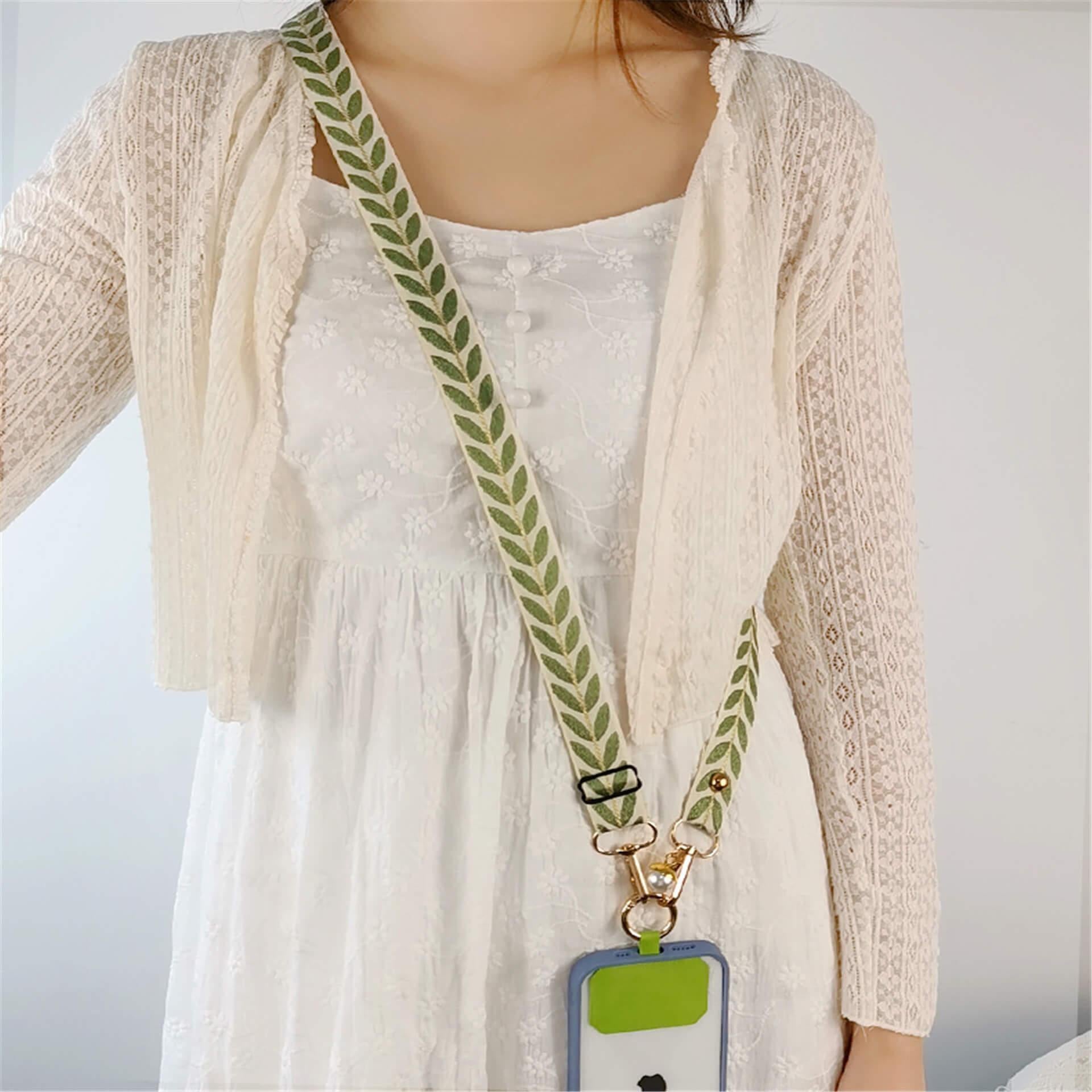 Leaf Design Lanyard Strap For Phone Case-DIVERSITY