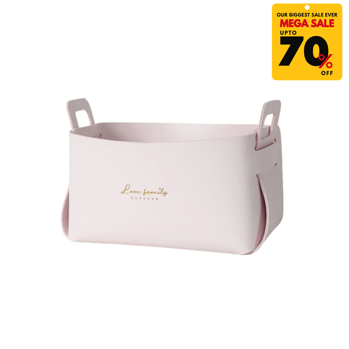 Faux Leather Nordic Storage Basket - DIVERSITY