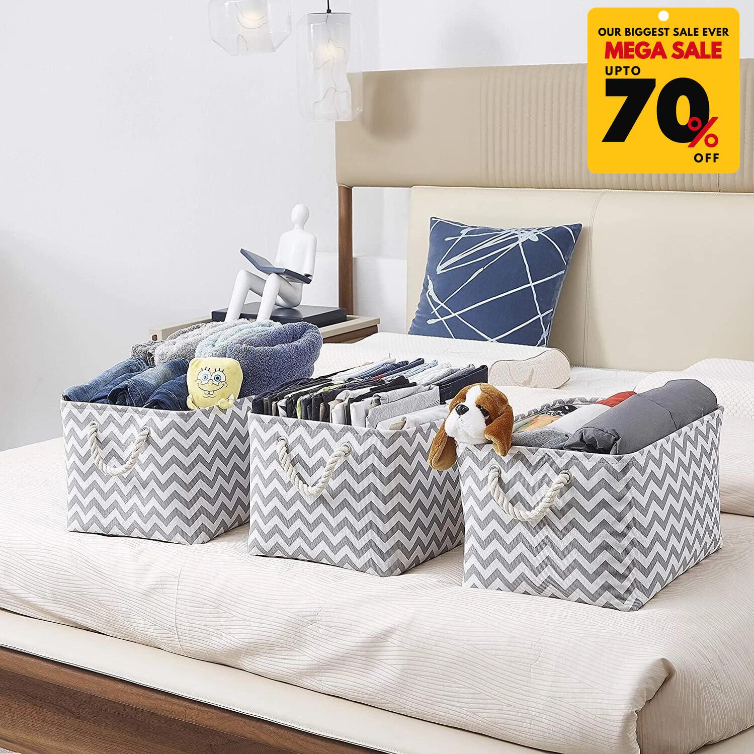 Foldable Fabric Storage Baskets-DIVERSITY
