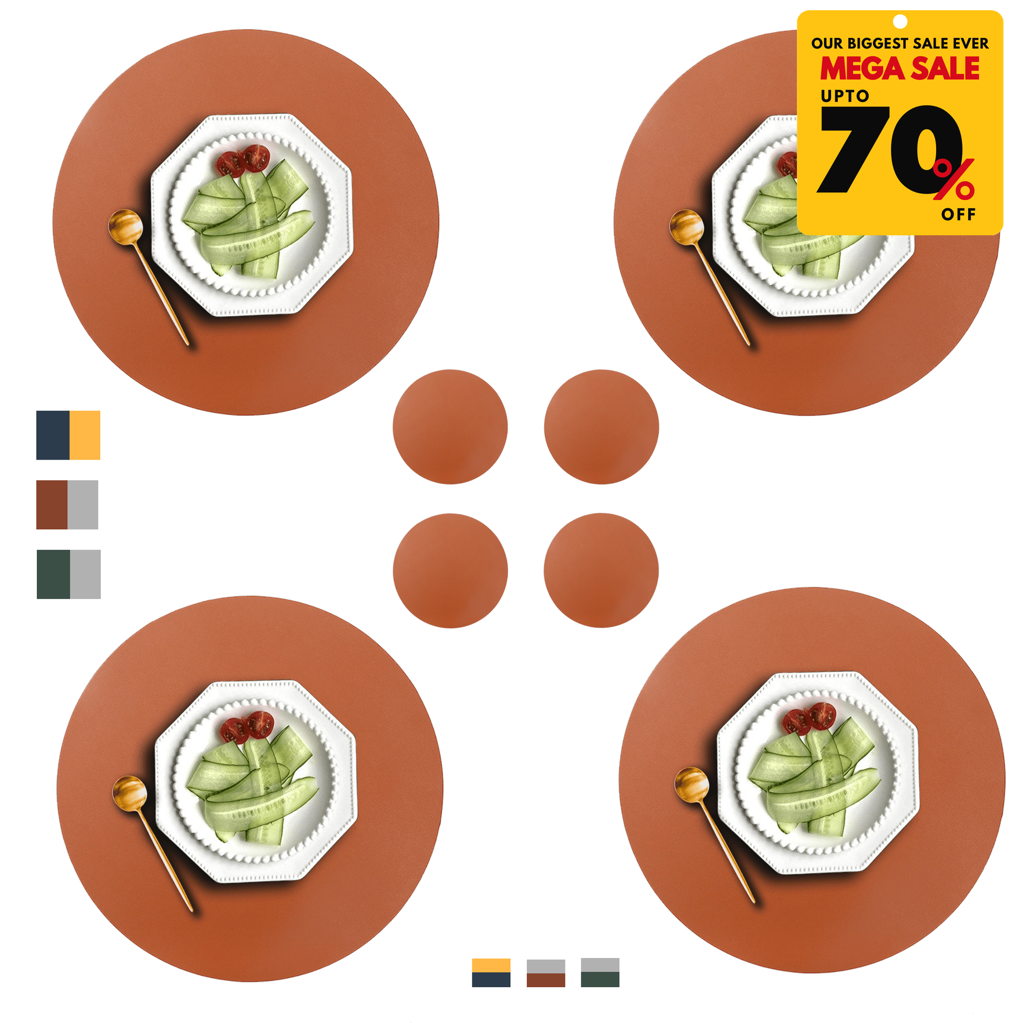 Faux Leather Placemats - DIVERSITY