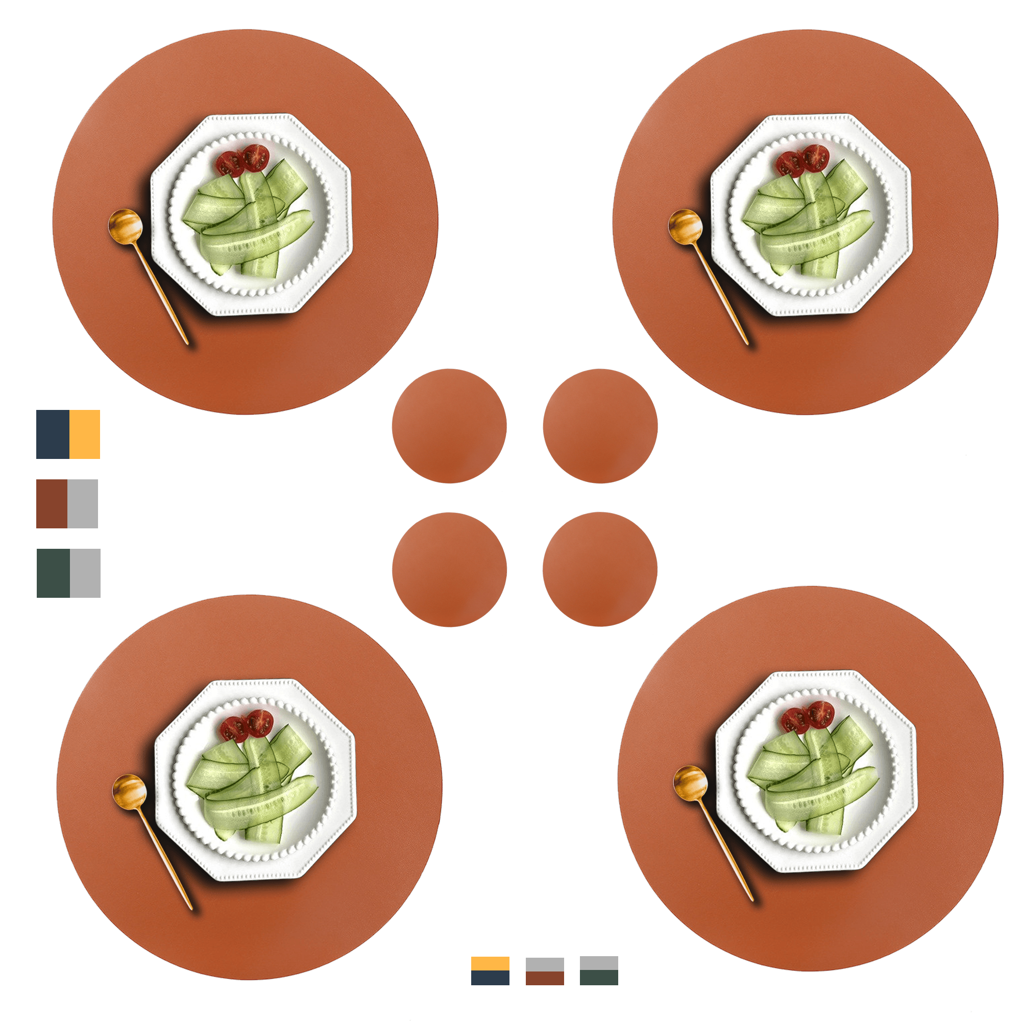 Faux Leather Placemats - DIVERSITY