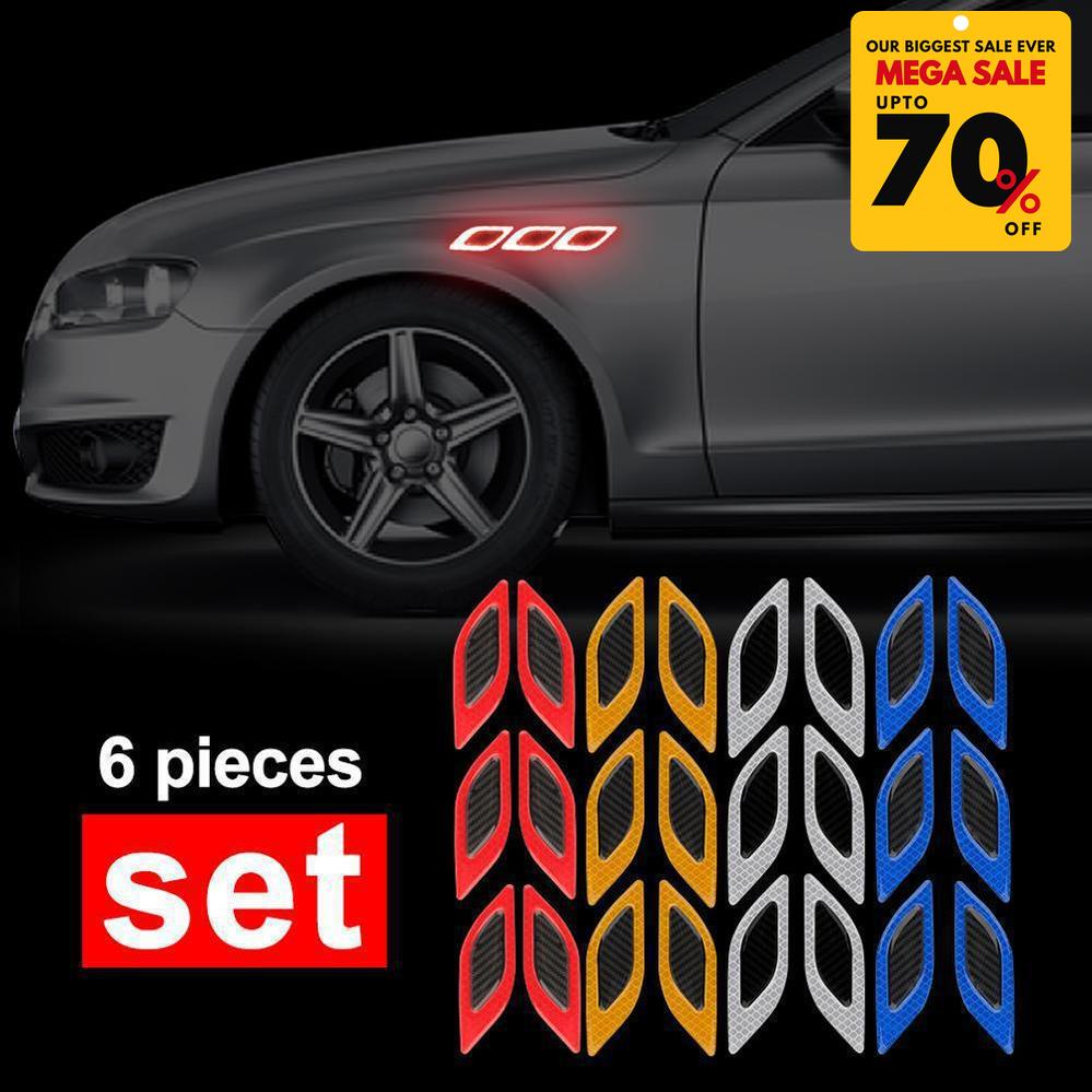 Reflective 6 PCS Car Sticker - DIVERSITY