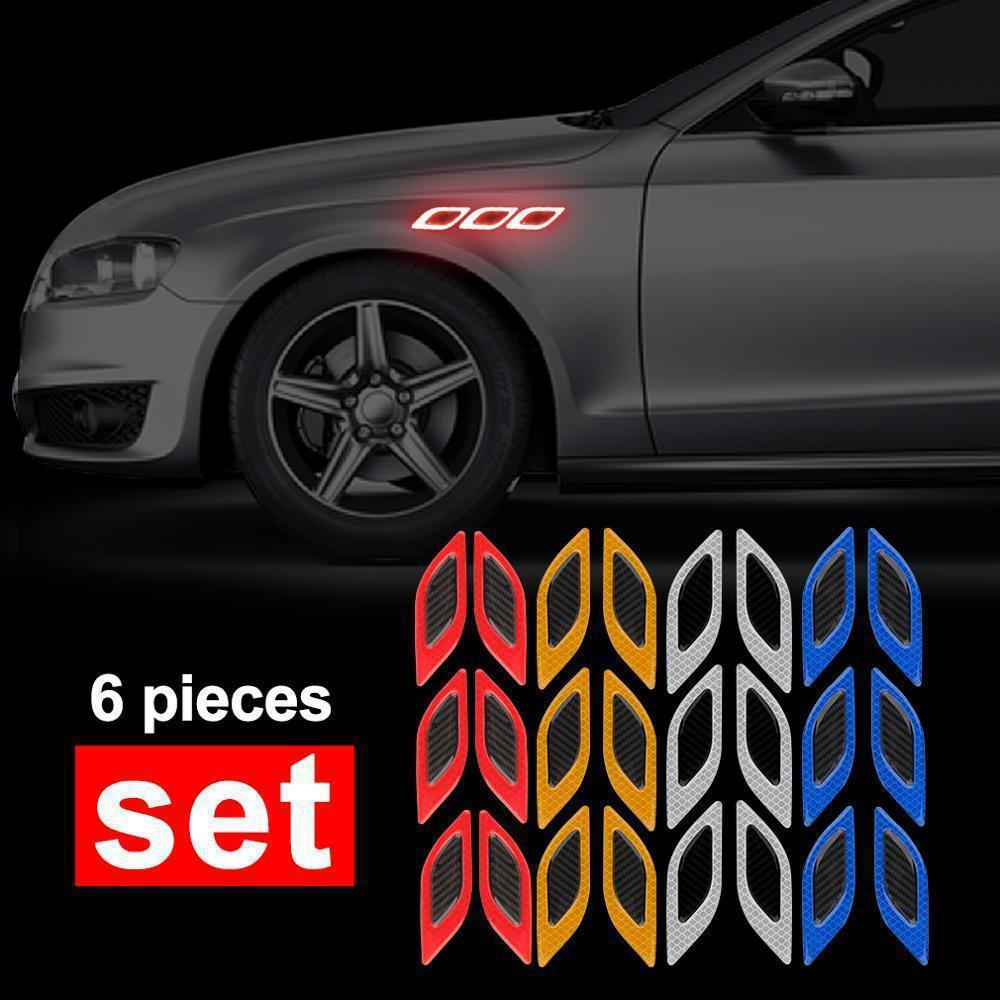 Reflective 6 PCS Car Sticker - DIVERSITY