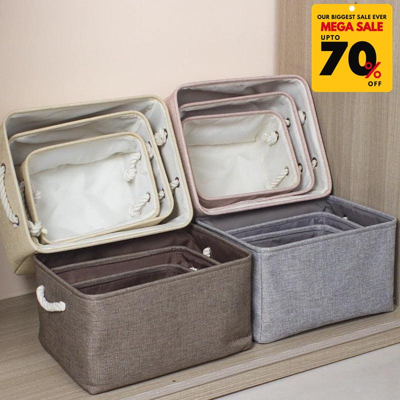 Foldable Fabric Storage Baskets-DIVERSITY