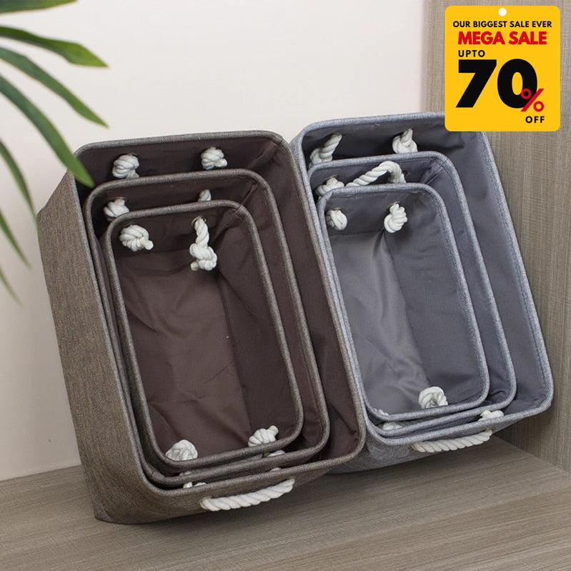 Foldable Fabric Storage Baskets-DIVERSITY