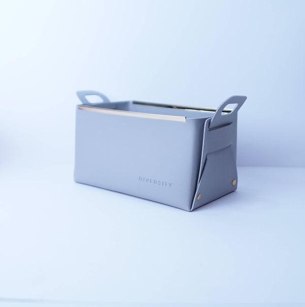Faux Leather Nordic Storage Basket-DIVERSITY