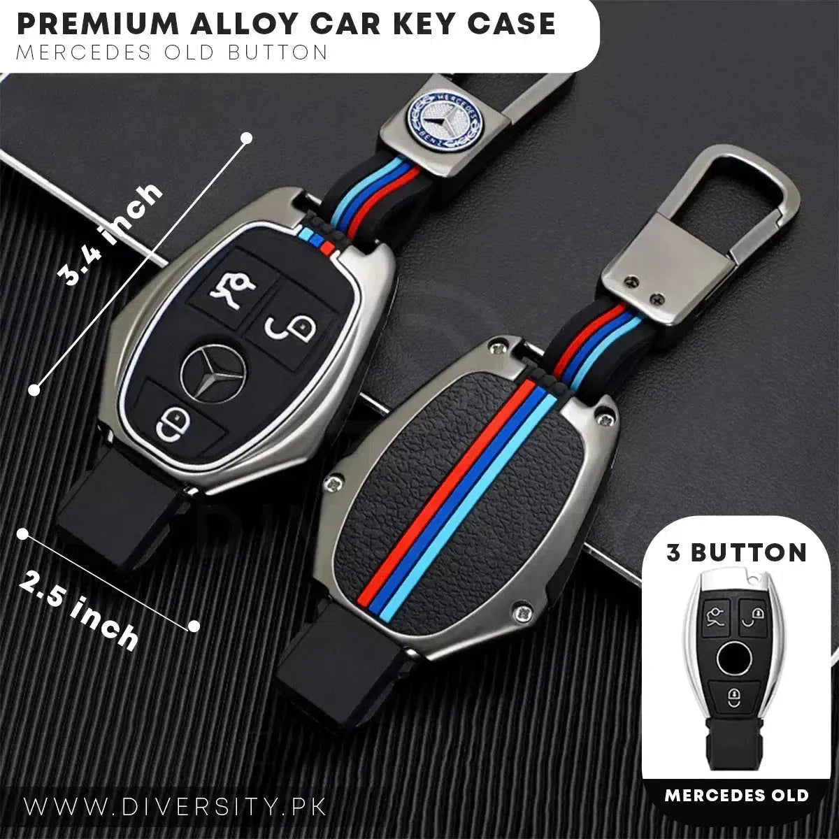 Premium Alloy Car Key Case - DIVERSITY