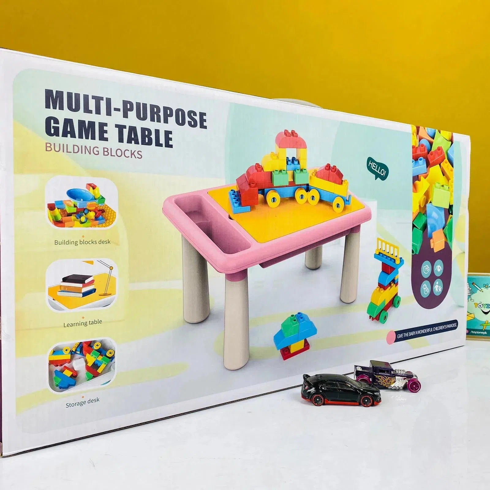 Multi-Functional Building Blocks Table