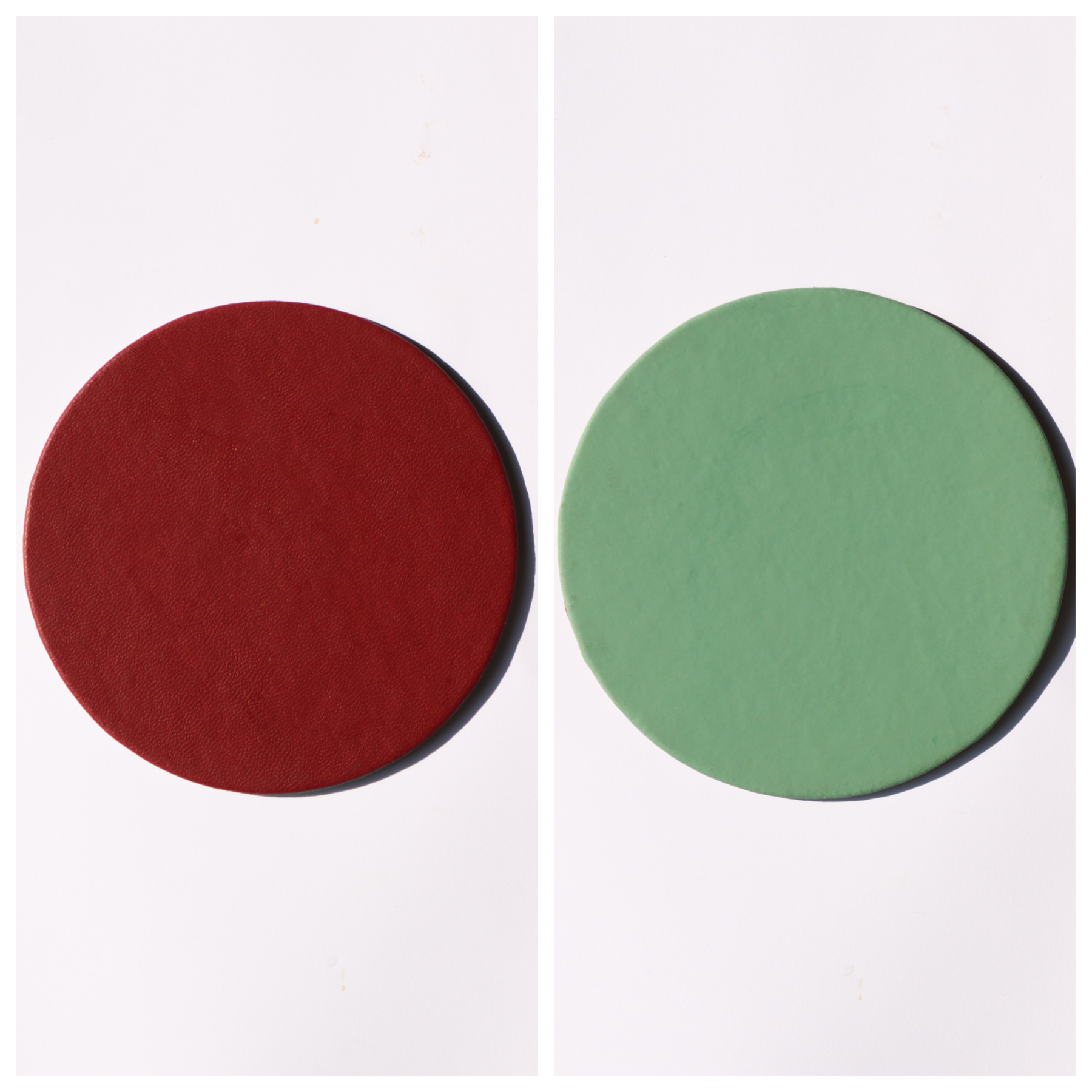 Double Sided Leather Coaster