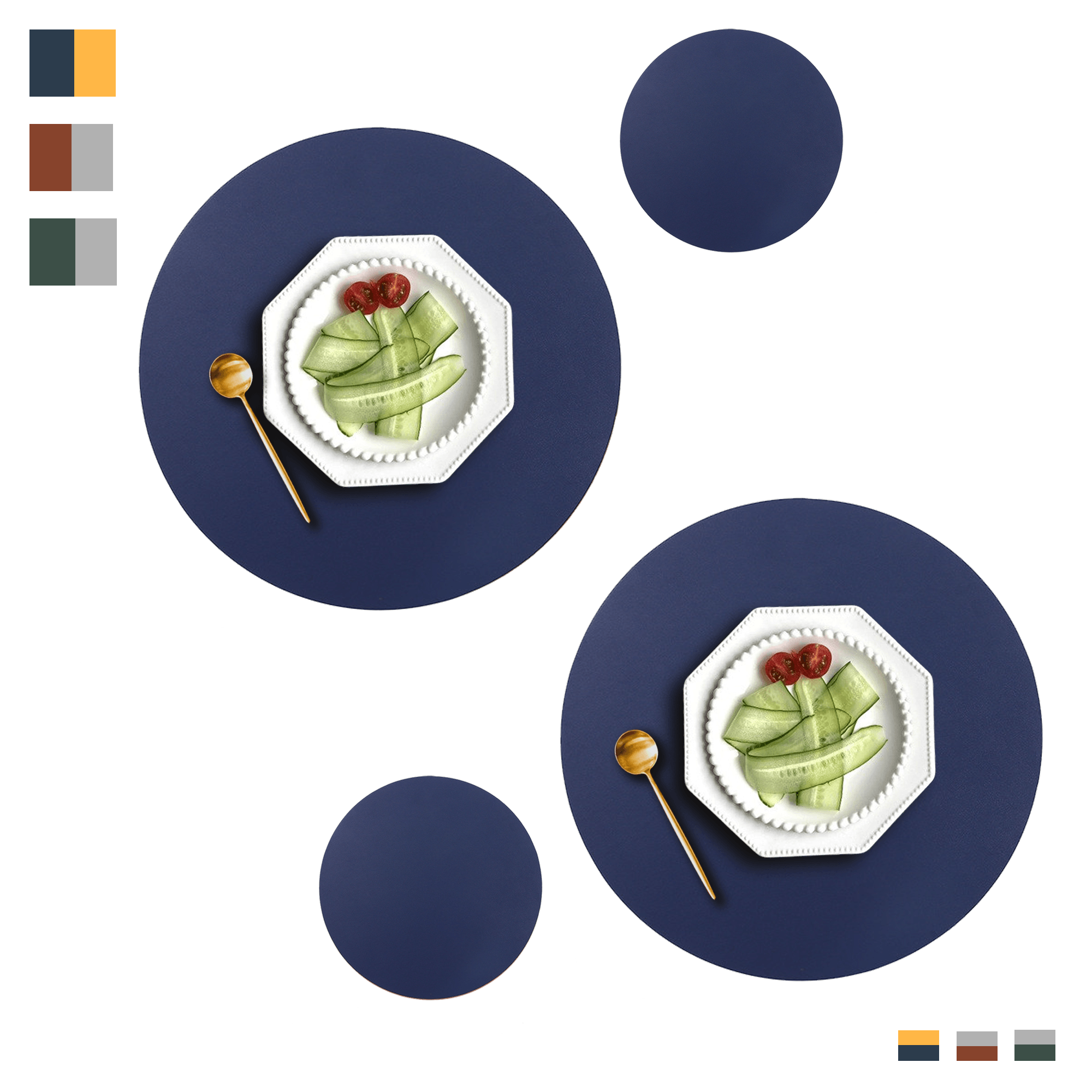 Faux Leather Placemats - DIVERSITY