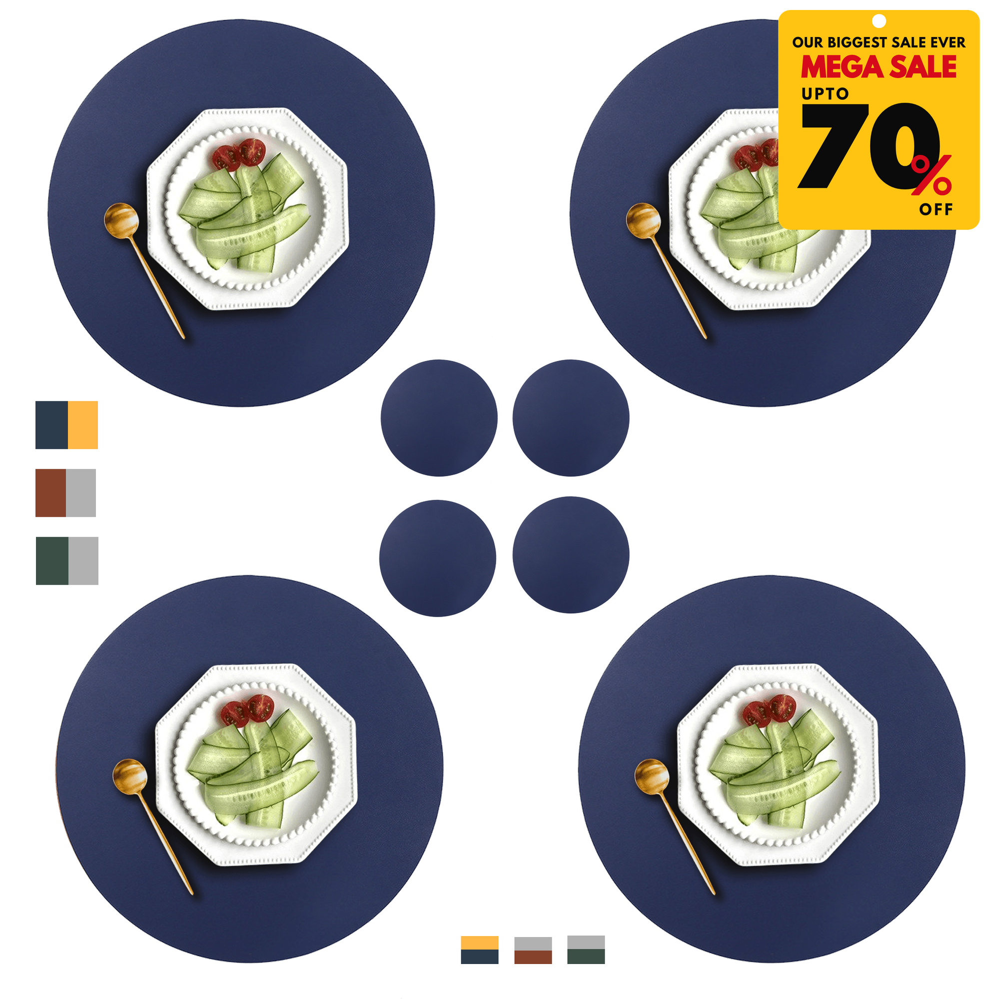 Faux Leather Placemats - DIVERSITY