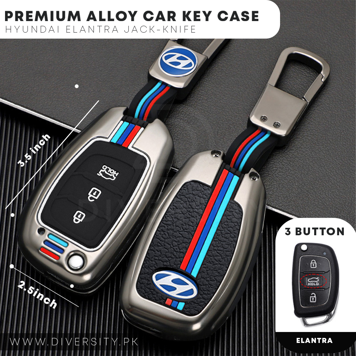 Premium Alloy Car Key Case-DIVERSITY
