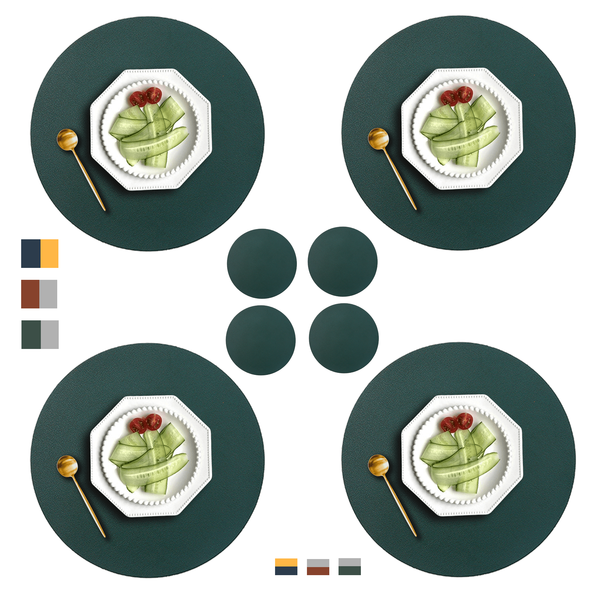 Faux Leather Placemats - DIVERSITY