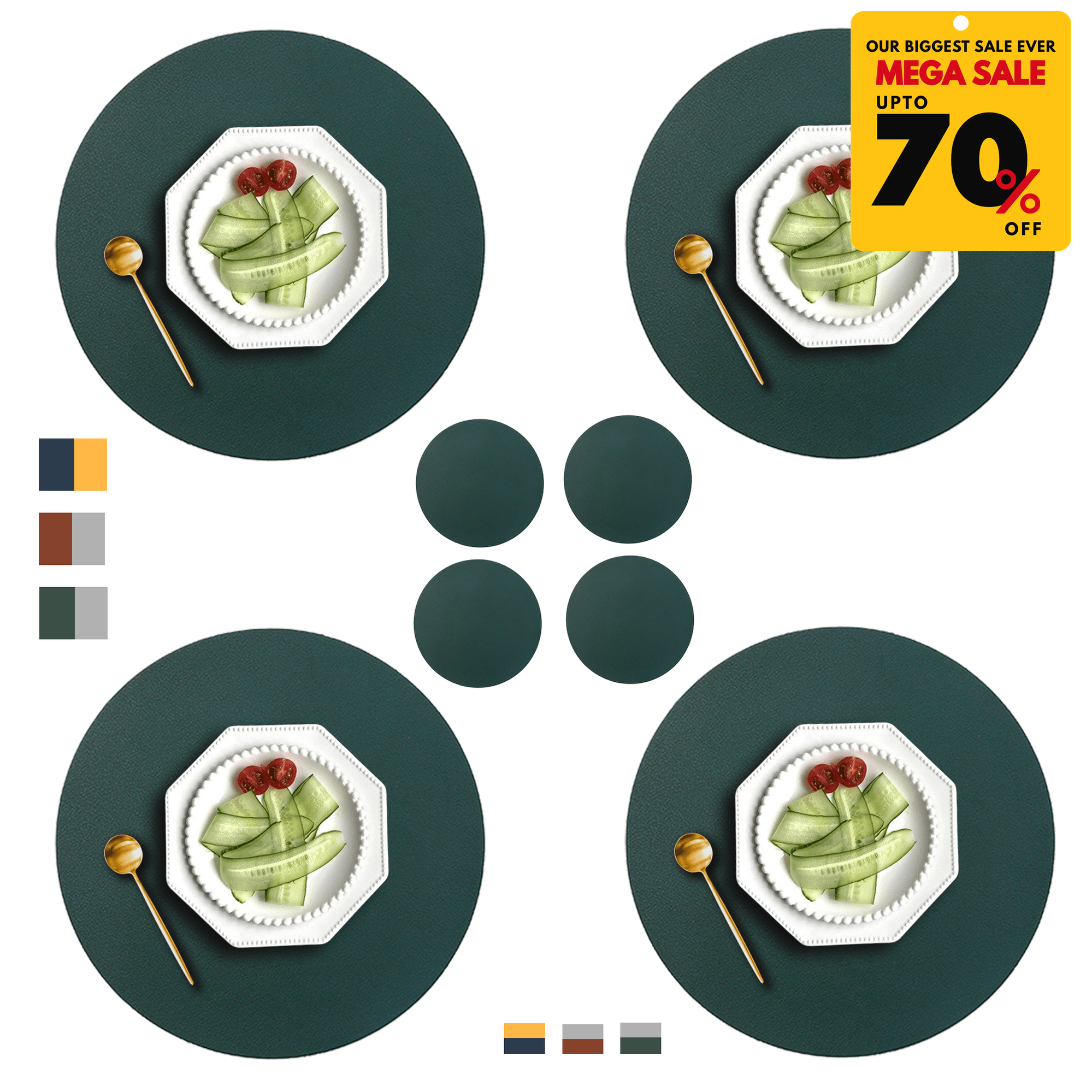 Faux Leather Placemats - DIVERSITY