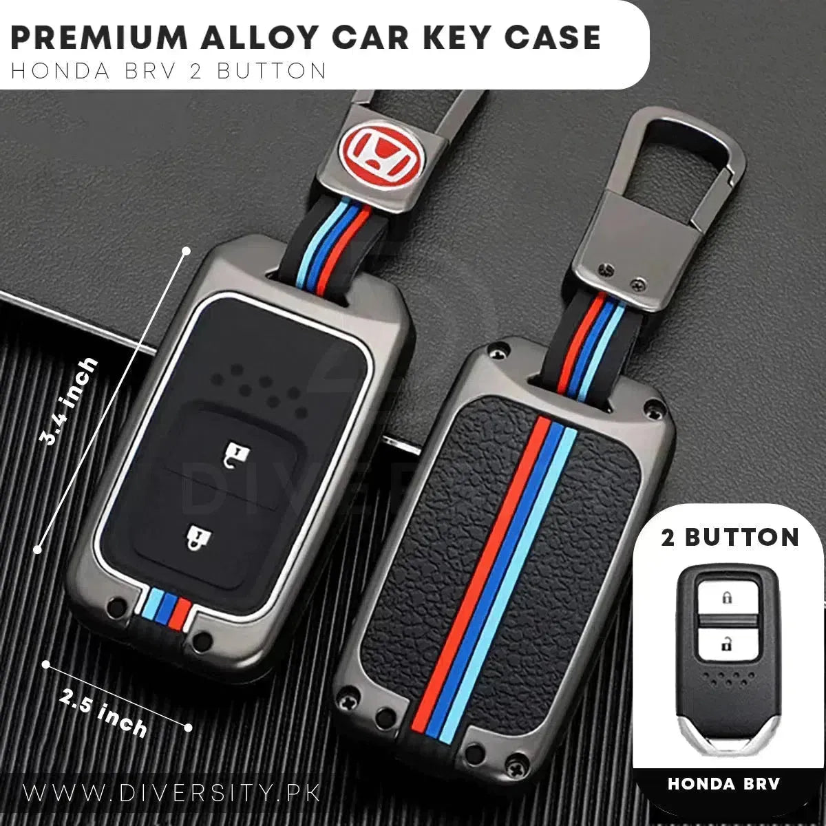Premium Alloy Car Key Case - DIVERSITY