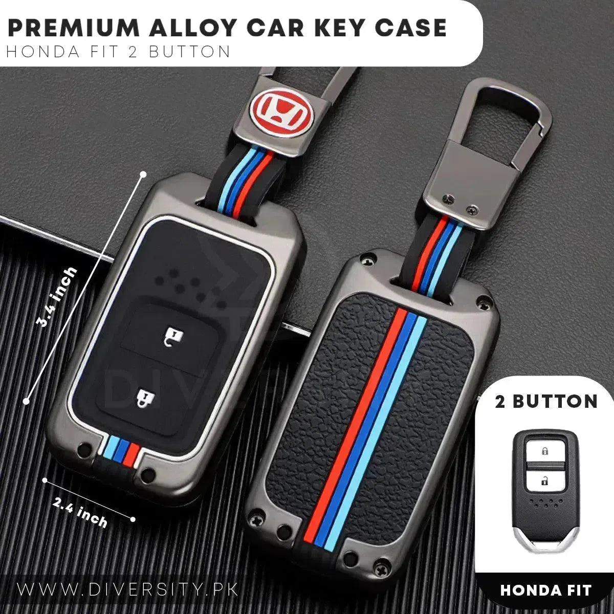 Premium Alloy Car Key Case - DIVERSITY