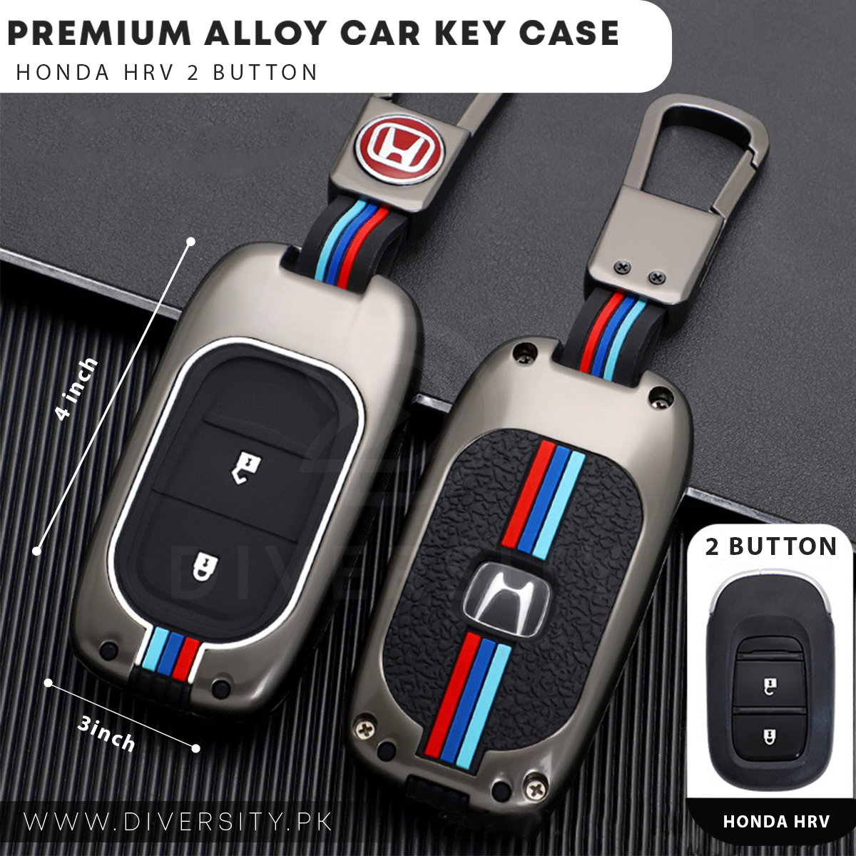 Premium Alloy Car Key Case-DIVERSITY