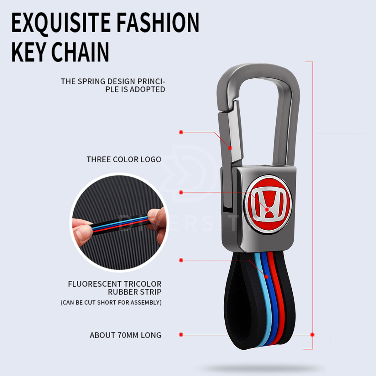 Premium Alloy Car Key Case - DIVERSITY
