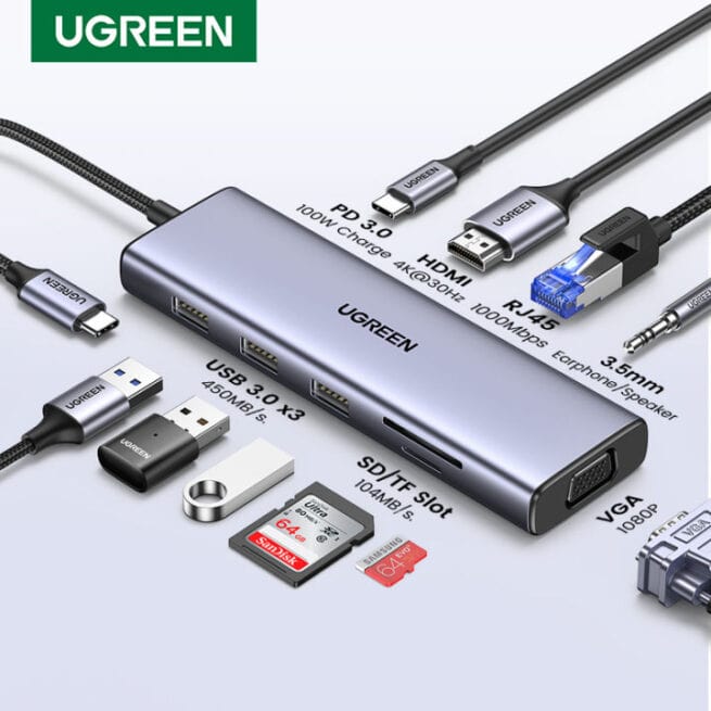 UGREEN 10 IN 1 Multiport USB-C HUB