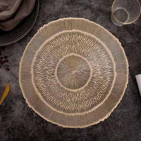 Golden Table Placemat - Set of 6