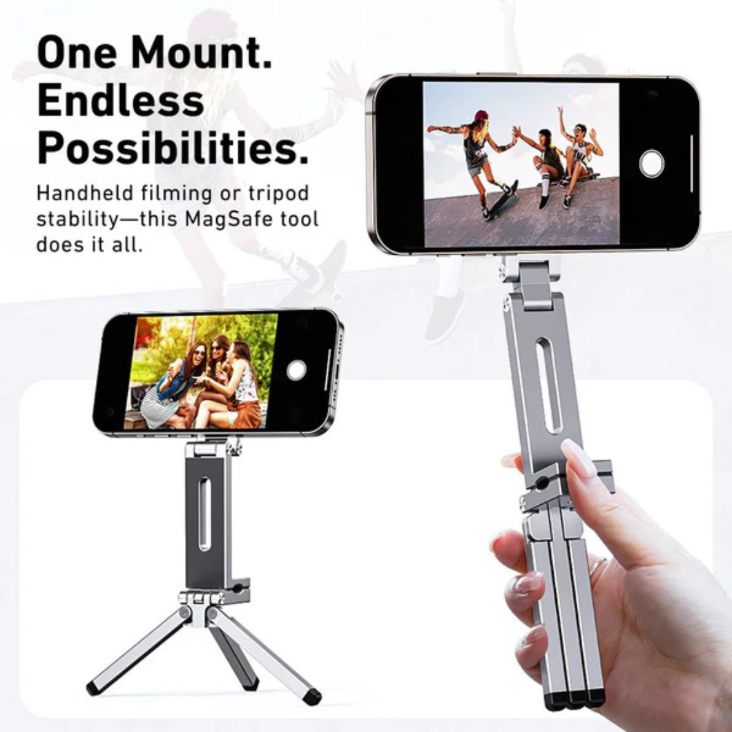 Boneruy Foldable Magnetic Tripod Phone Stand