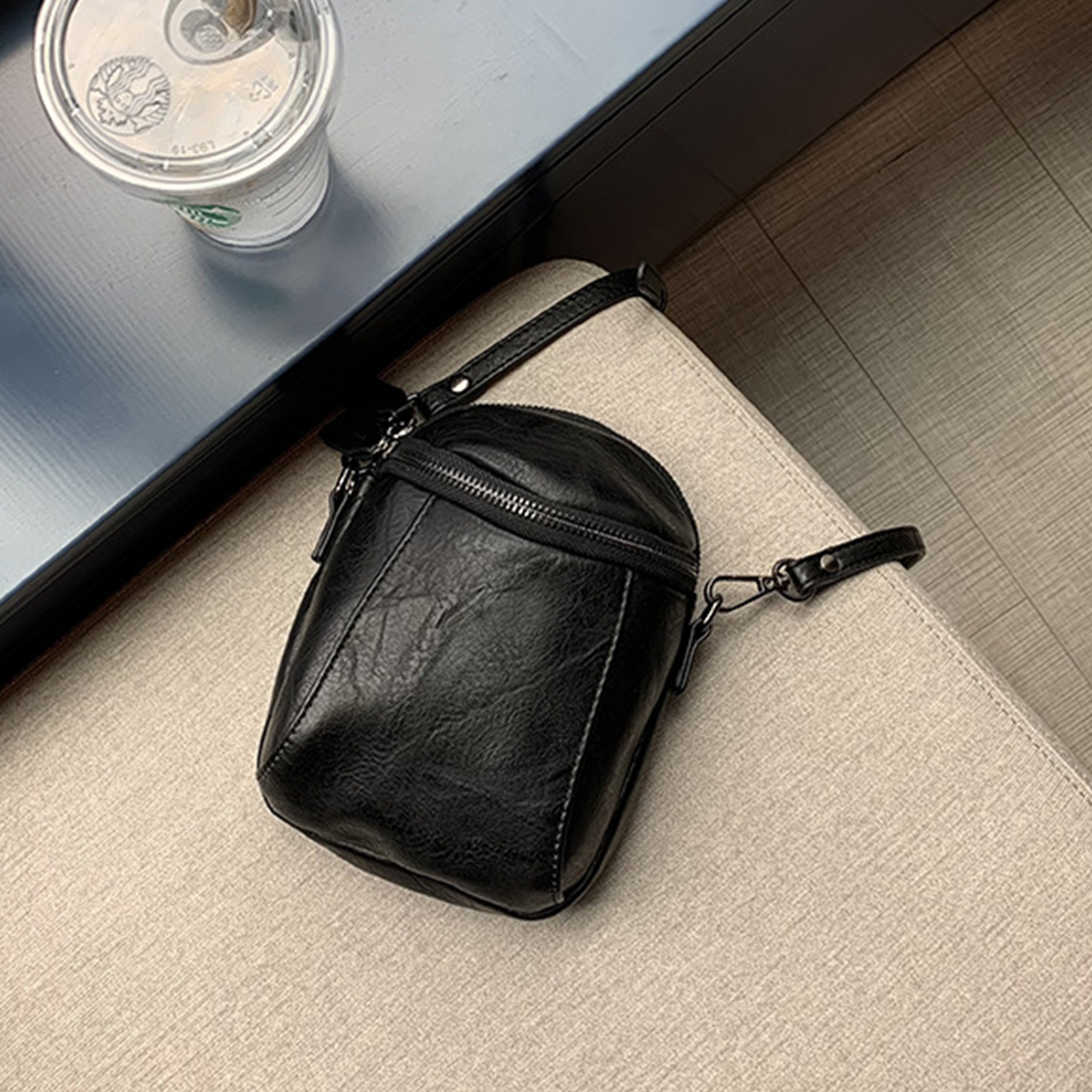 Mini Crossbody Leather Purse Bag