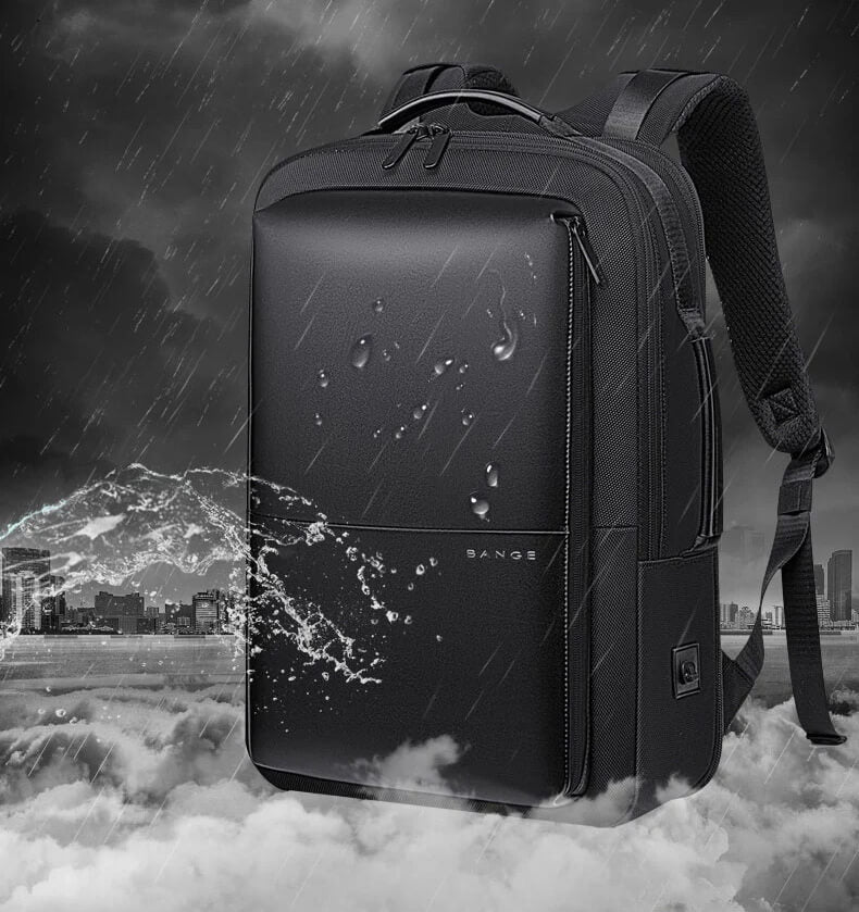 BANGE Crown Expandable Backpack - Black