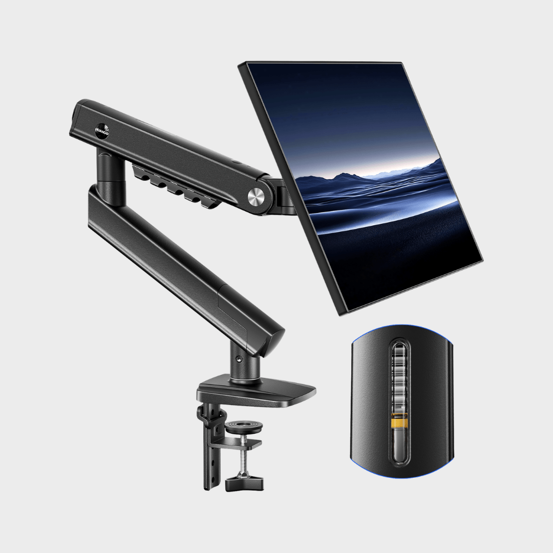HUANUO FlowLift Single Monitor Arm for 13 to 32 Inch Screens