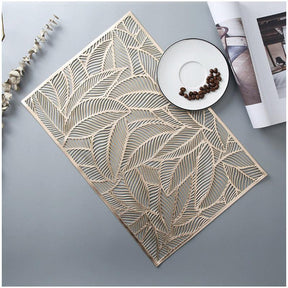 Golden Table Placemat - Set of 6