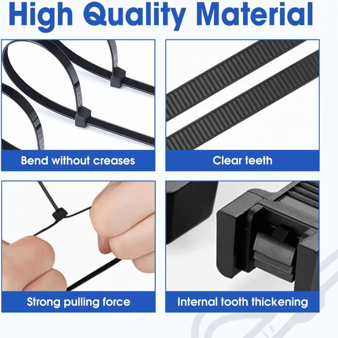 Self-Locking Nylon Zip Ties Cable