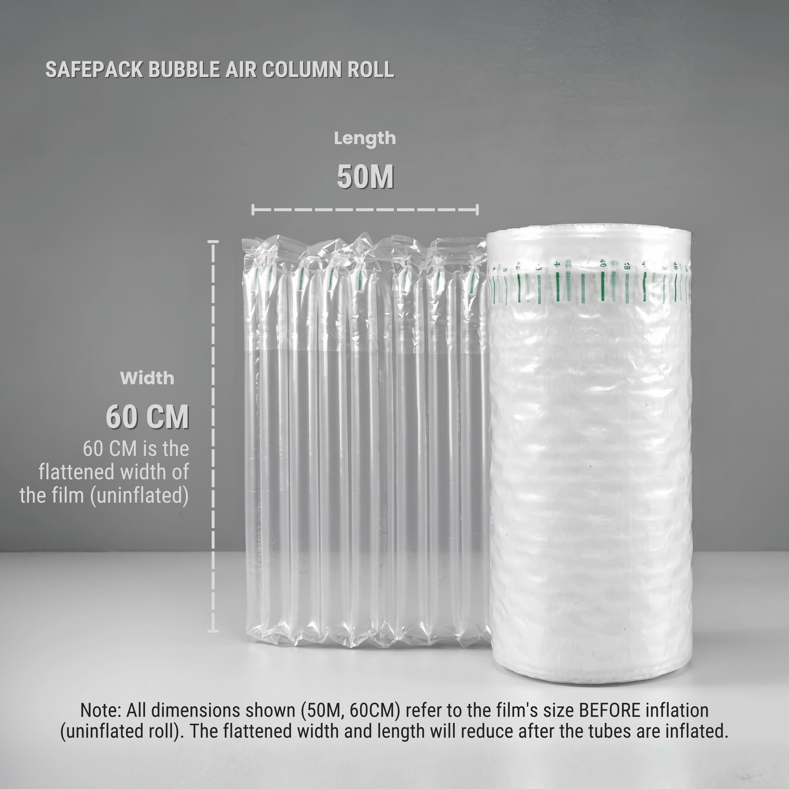 FORTIFY PACKAGING Bubble Air Column Roll