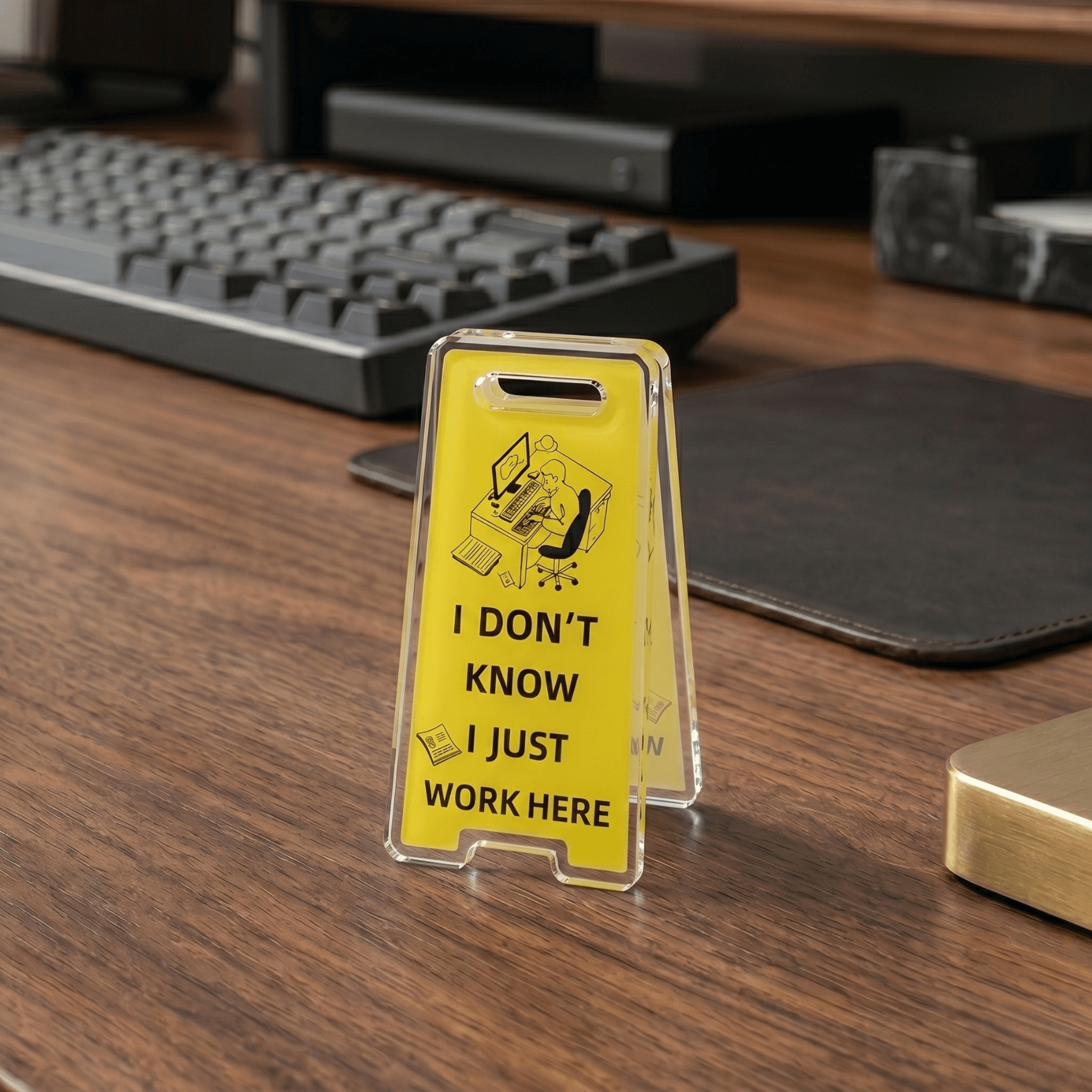 Funny Acrylic Desktop Signs