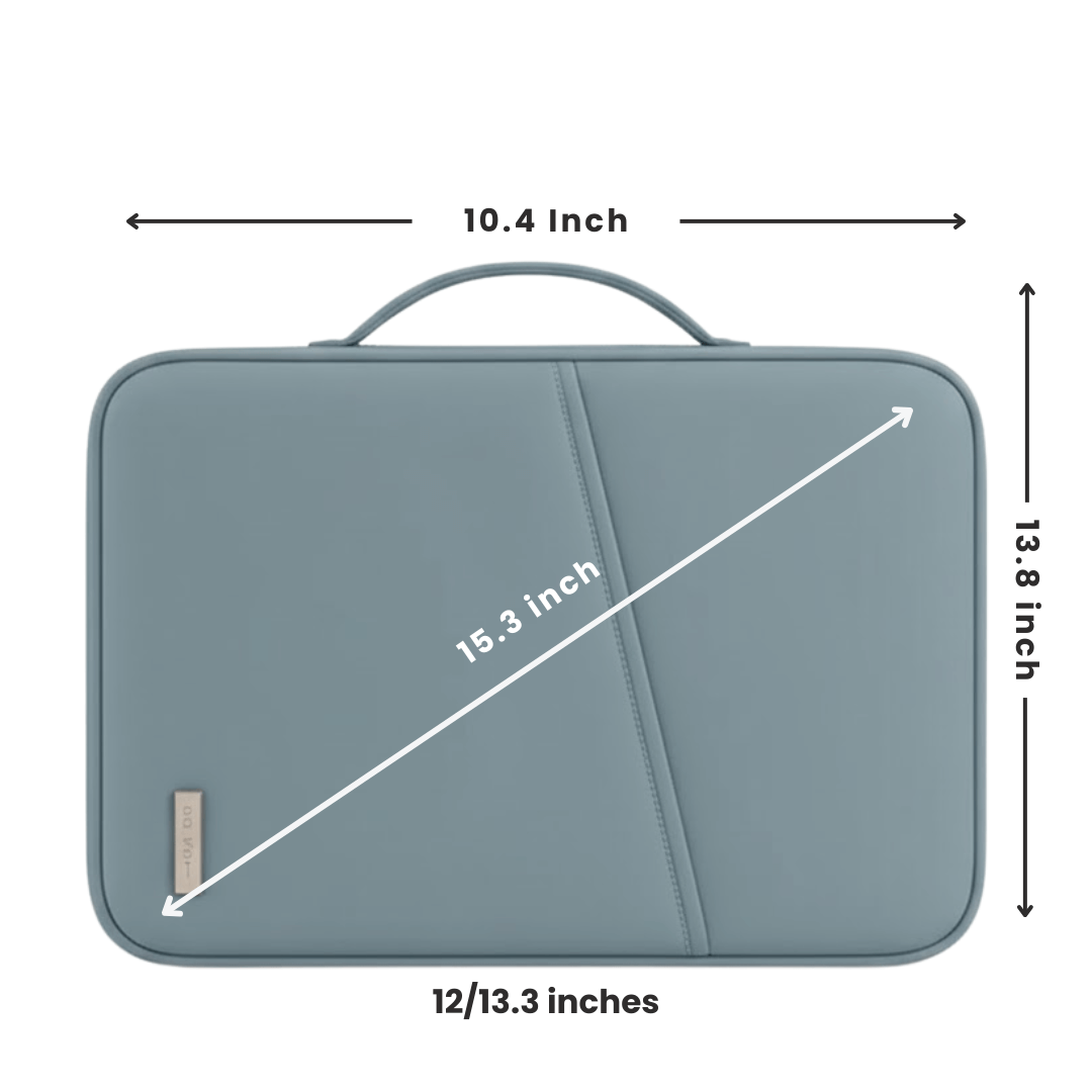 TAIKESEN Minimalist Laptop Sleeve Bag With Power Pack - Haze Blue