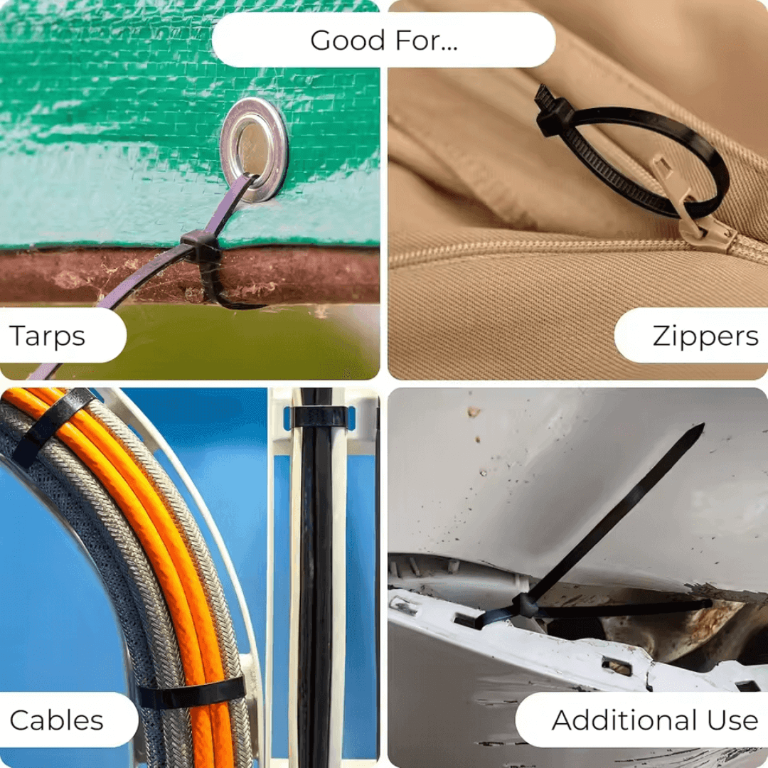 Self-Locking Nylon Zip Ties Cable